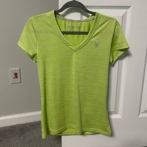 Ariat Laguna Lime Green V-Neck Top!!